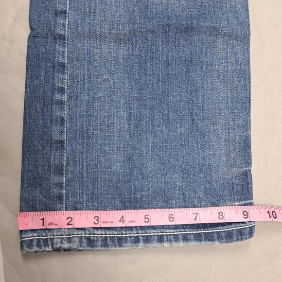 BKE Denim Mens Tyler Straight Distressed Blue Jeans Pants Sz 33S 100% Cotton - Picture 5 of 12